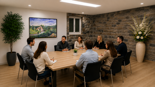 Salle de réunion à vichy à louer à la journée ou demi-journée pour 8 personnes